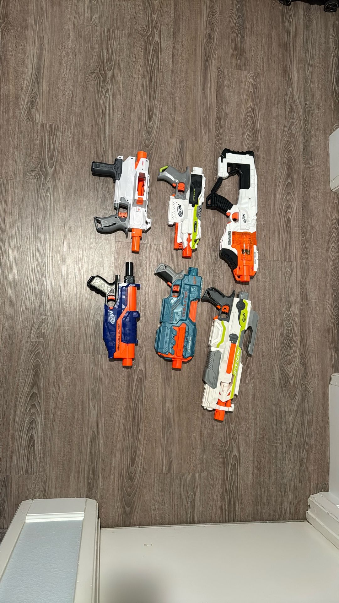 Nerf Gun Lot + Attachments + Ammo