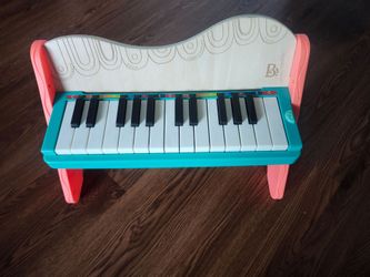 B. toys Mini Maestro Wooden Toy Piano - Musical Instruments for Kids