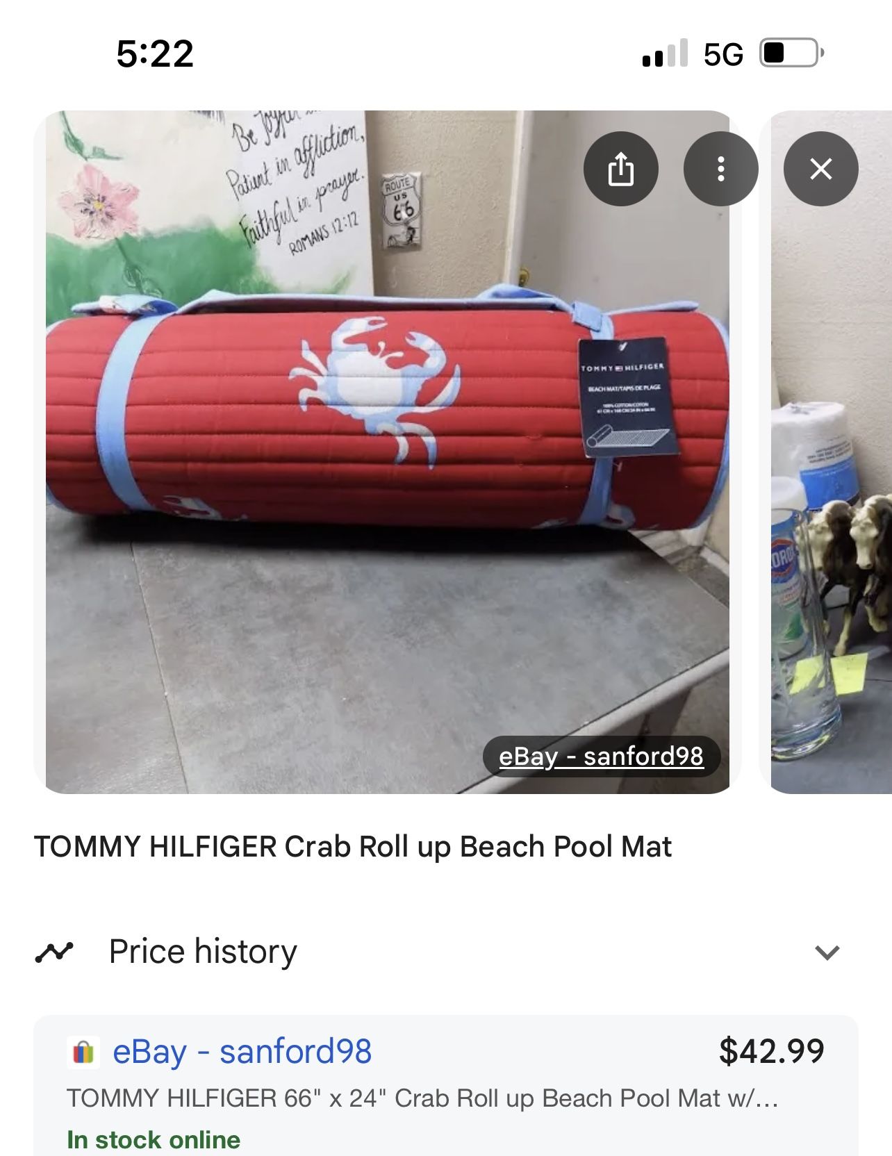 2 Tommy Hilfiger Beach mats