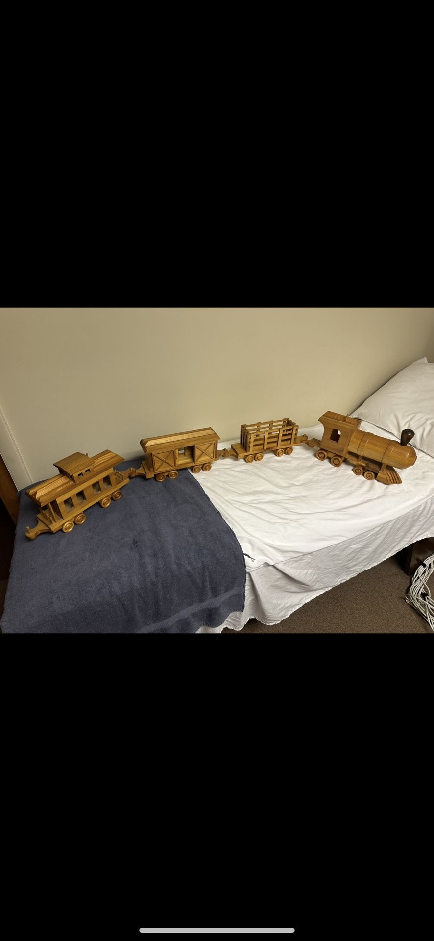 Wood Carved Train π