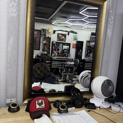 Barber mirrors
