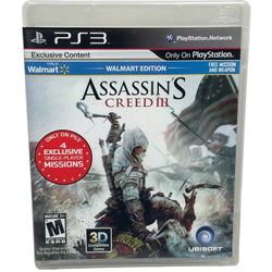 Assassin's Creed III 3 (Sony PlayStation 3 2012) PS3 Complete and Tested