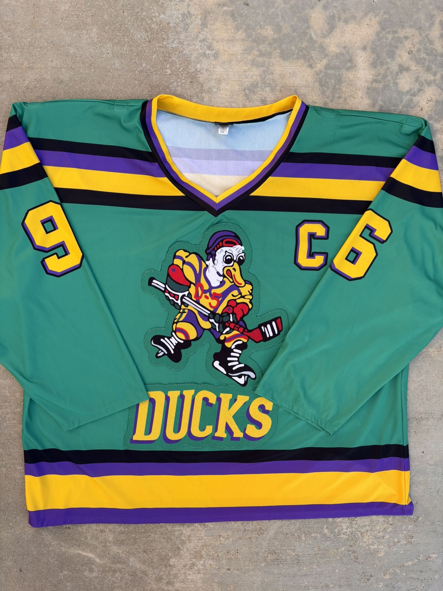 Charlie Conway Mighty Ducks Hockey Movie Costume Jersey Disney One Size