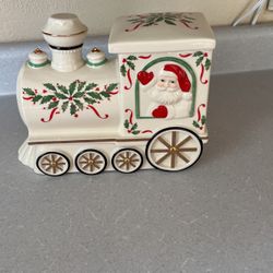 Lenox cookie jar train
