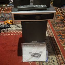 BOSE GS SERIES 3 FULL HOME THEATER SYSTEM WITH MANUAL AND ALL WIRING .