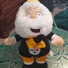 Pittsburgh Steelers Plush Figure NFL Football Black Gold White
