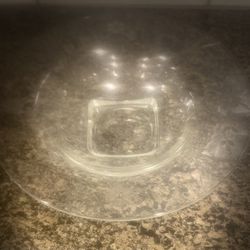 Depression Glass Bowl 13.5 Inch Round