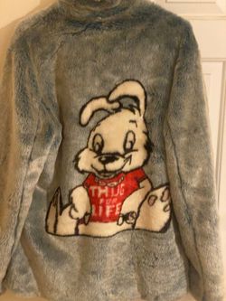 Guess, fur blue xl