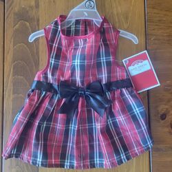 Brand New SimplyDog Plaid Dress – Size Small