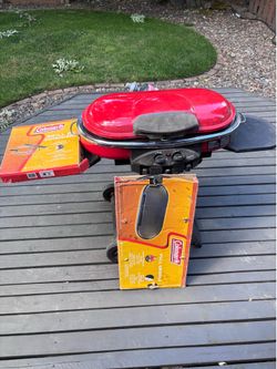 Coleman roadtrip grill and accessories