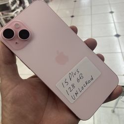 Pink 15 Plus Unlocked. Cash Or $50 Down W Approval 