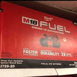 Mílwaukee New Band Saw -deep Cut Variable Speeds 
