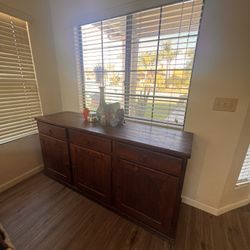 Very Unique Wooden Sideboard
