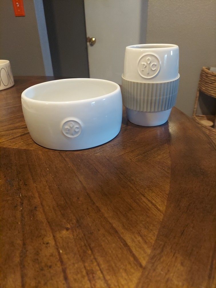 Pamper chef Bowl and cup