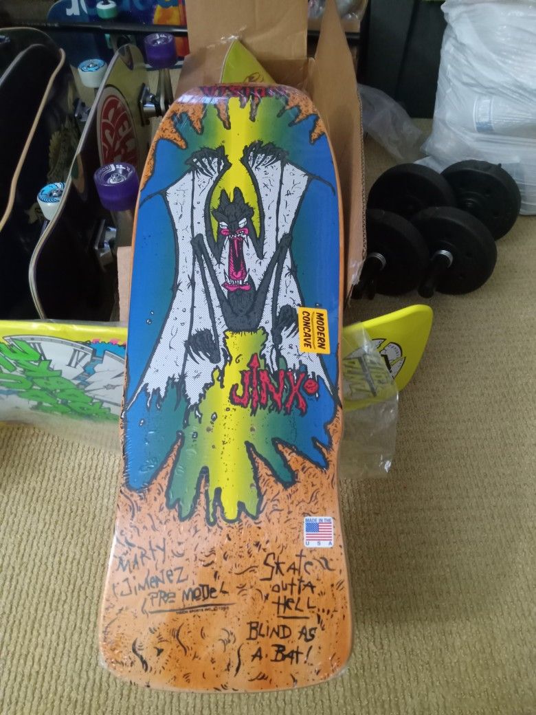 Vision Jinx Skateboard Deck New 10 Inch Modern Concave