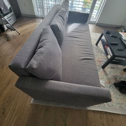 FRIHETEN Sleeper Sofa, Gray