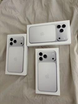 Apple iPhone 17 pro max $1330 each or 17 pro $1220 each unlocked