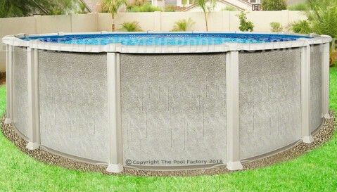 21 round pool with installation services