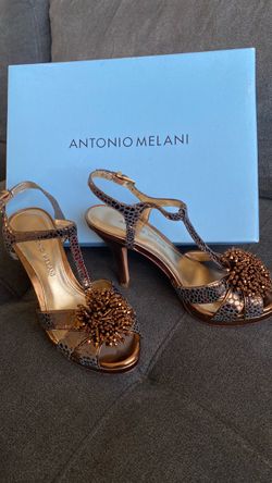 Antonio Melani Beaded Heeled Sandals