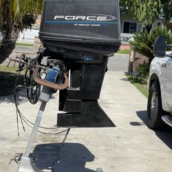 Force Mercury 125, Hp Outboard Motor with Stand