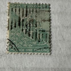 Griqualand West One Shilling Used Stamp Small G Type 