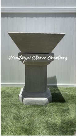 Concrete Square Planter 