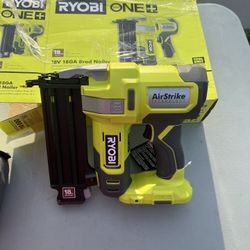 RYOBI ONE+ 18V 18-Gauge Cordless AirStrike Brad Nailer (Tool Only)