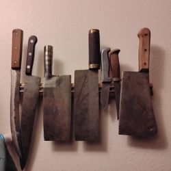 Butcher and  Cleaver Knives - Vintage
