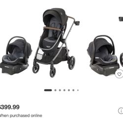 Maxi Cosí Senia Travel System, Car Seat, Car Seat Base, Bassinet, Stroller, Baby Stuff, Baby Clothes, Baby Toys, Baby Swing, Baby Play Yard