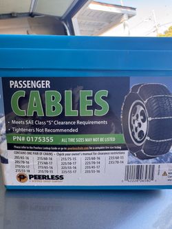 Snow chains compact car