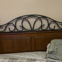 King Mattress And Head Board And Box springs 