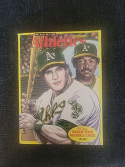 1992 Oakland Athletics Magazine (with Cards)