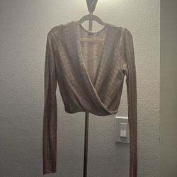 Fashion nova slit cut in the middle long sleeve