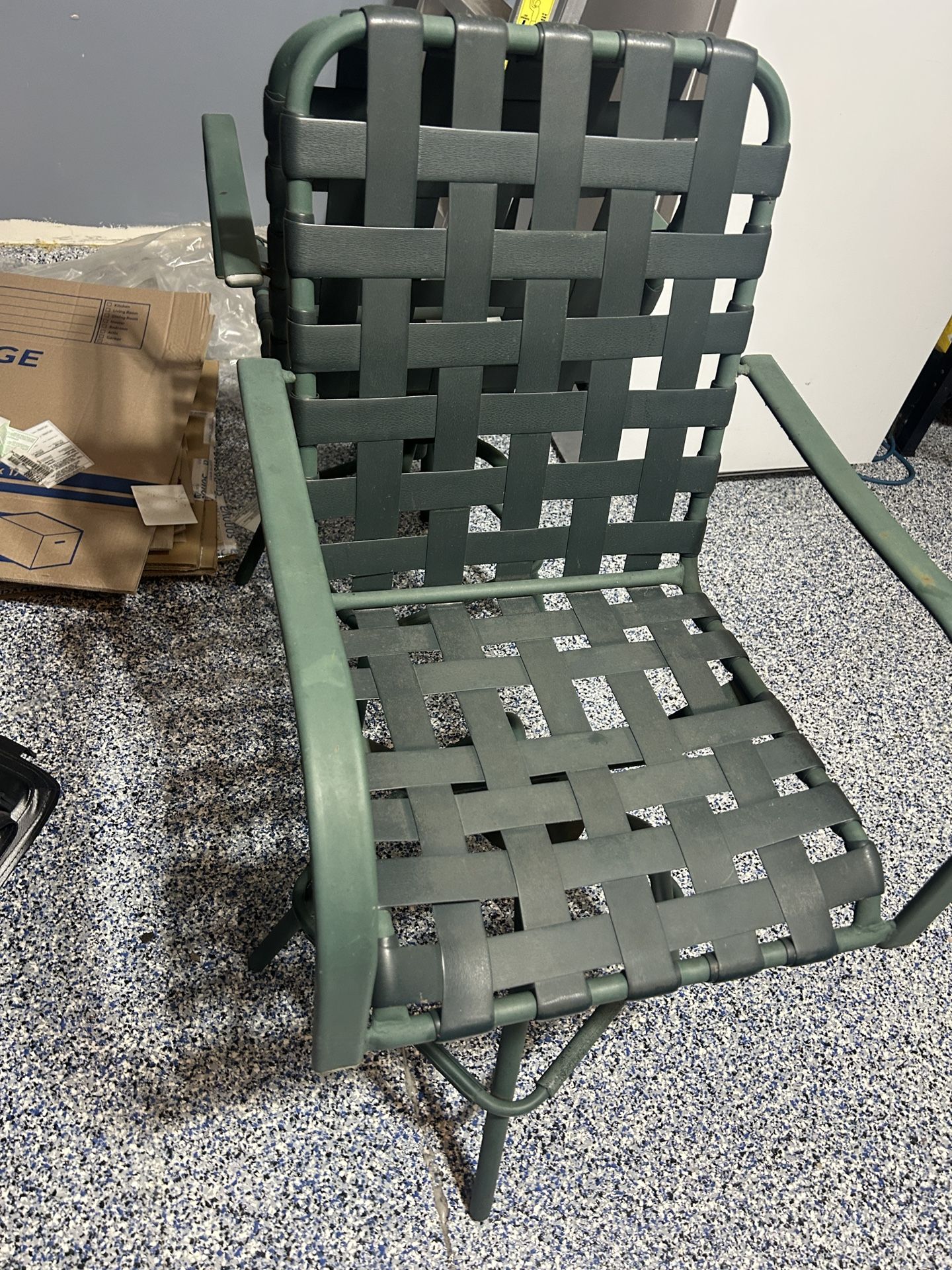 Two High back Patio Chairs