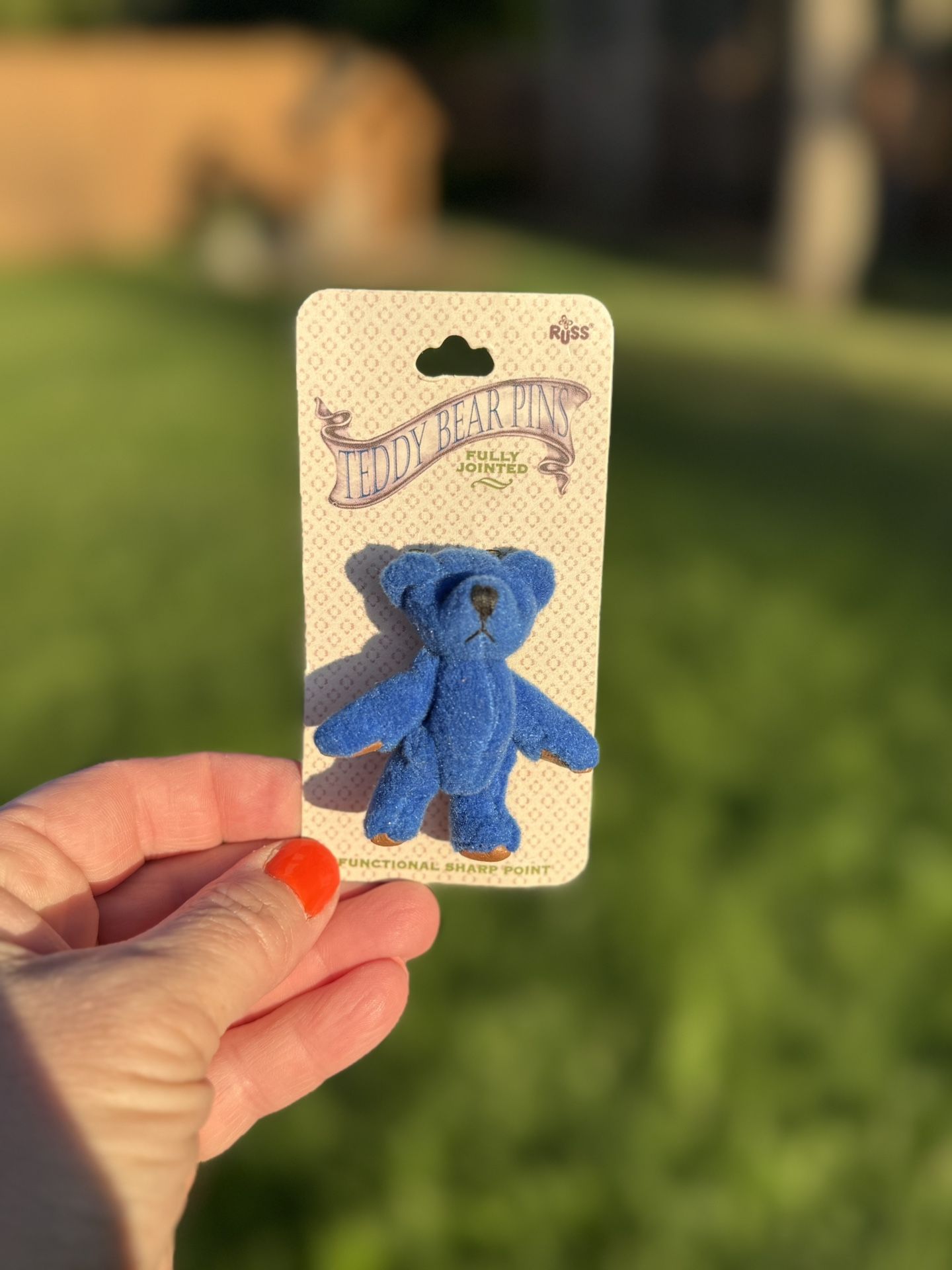 Vtg Russ Teddy Bear Pin