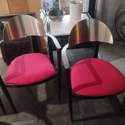 Set of 4 post Modern Dining Chairs