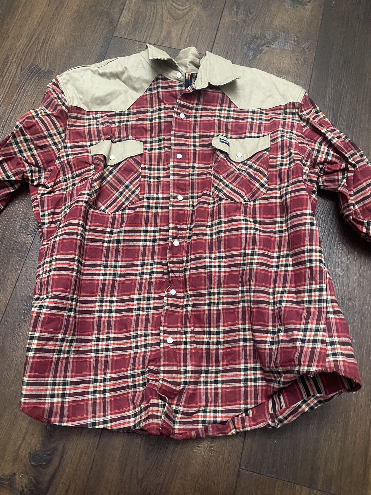 Men’s Wrangler Long Sleeve Shirt Size XXL #15