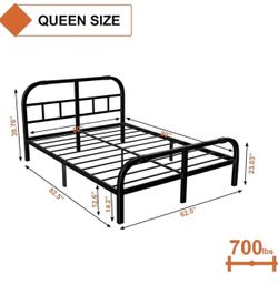 Queen bed frame