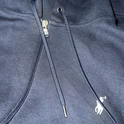 Blue Polo Hoodie 