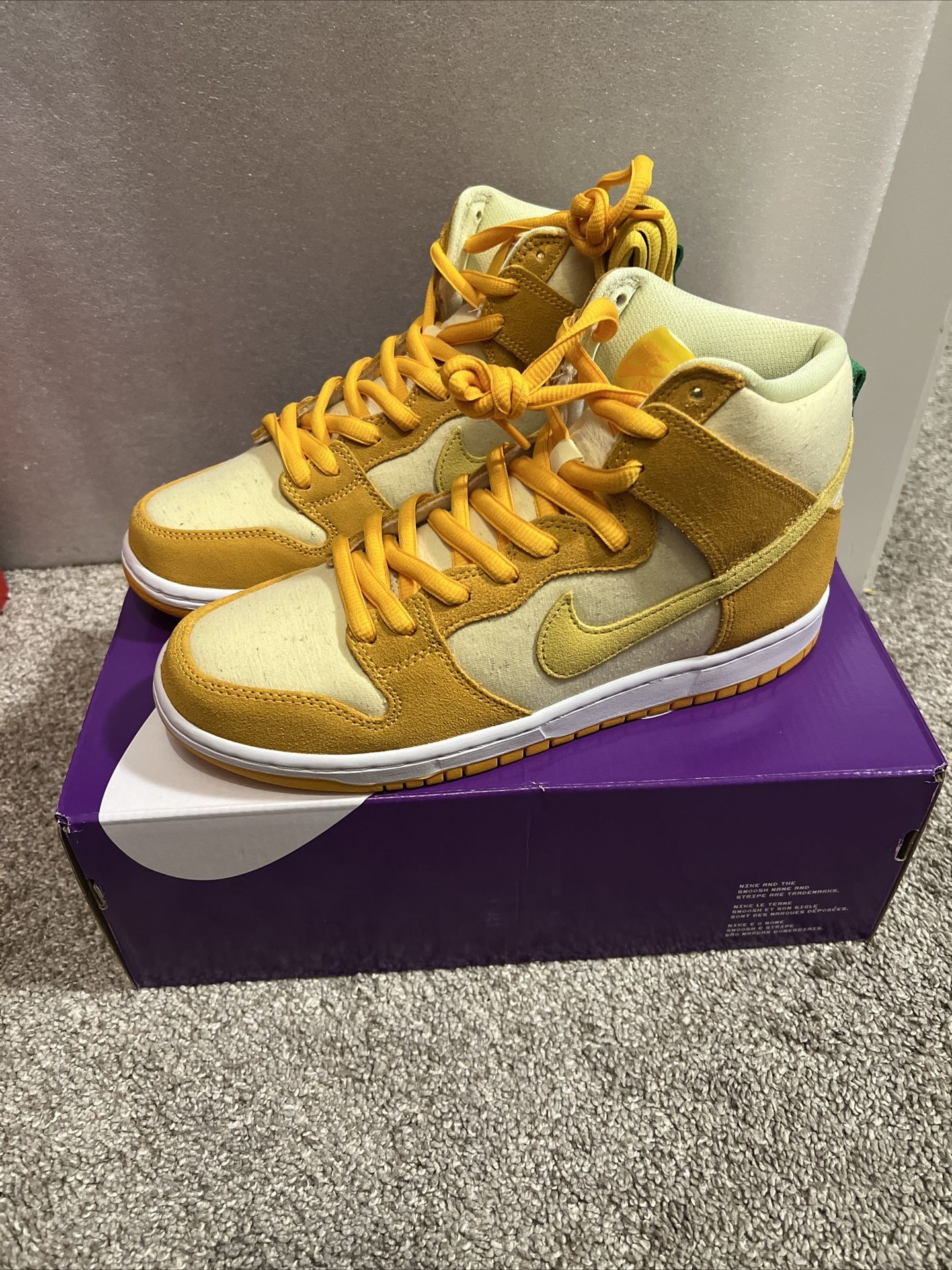 Nike Dunk High SB Frutiy Pack Pineapple Size