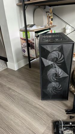 ATX case with cpu cooler