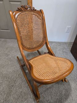 Vintage Folding Rocking Chair