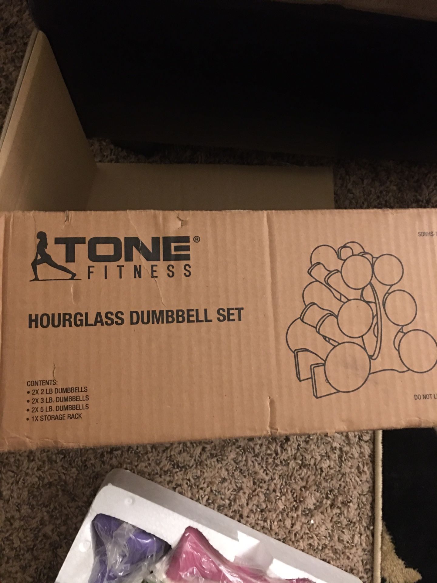 Tone Fitness Dumbbell set