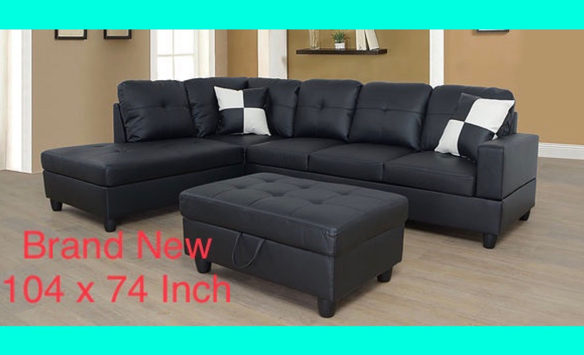 🎈Free Delivery—Brand new sectional sofa couch
