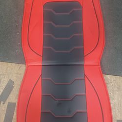 red and black seat cover 5 seater