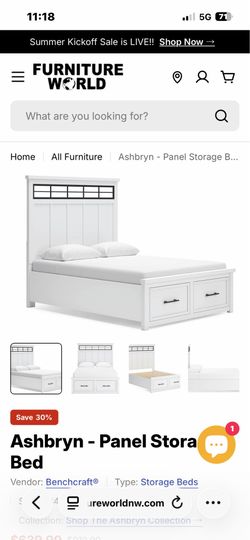 Queen bed frame