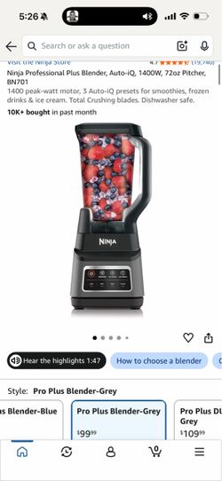 Ninja Professional Plus Blender BN701