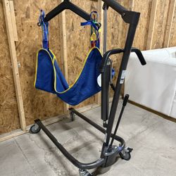 DRIVE MEDICAL  13023SV HOYER HYDRAULIC 450LB FULL BODY PATIENT LIFT WITH 2 SLINGS - Delivery Available!