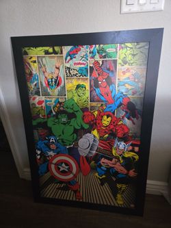 Marvel Comics frame picture