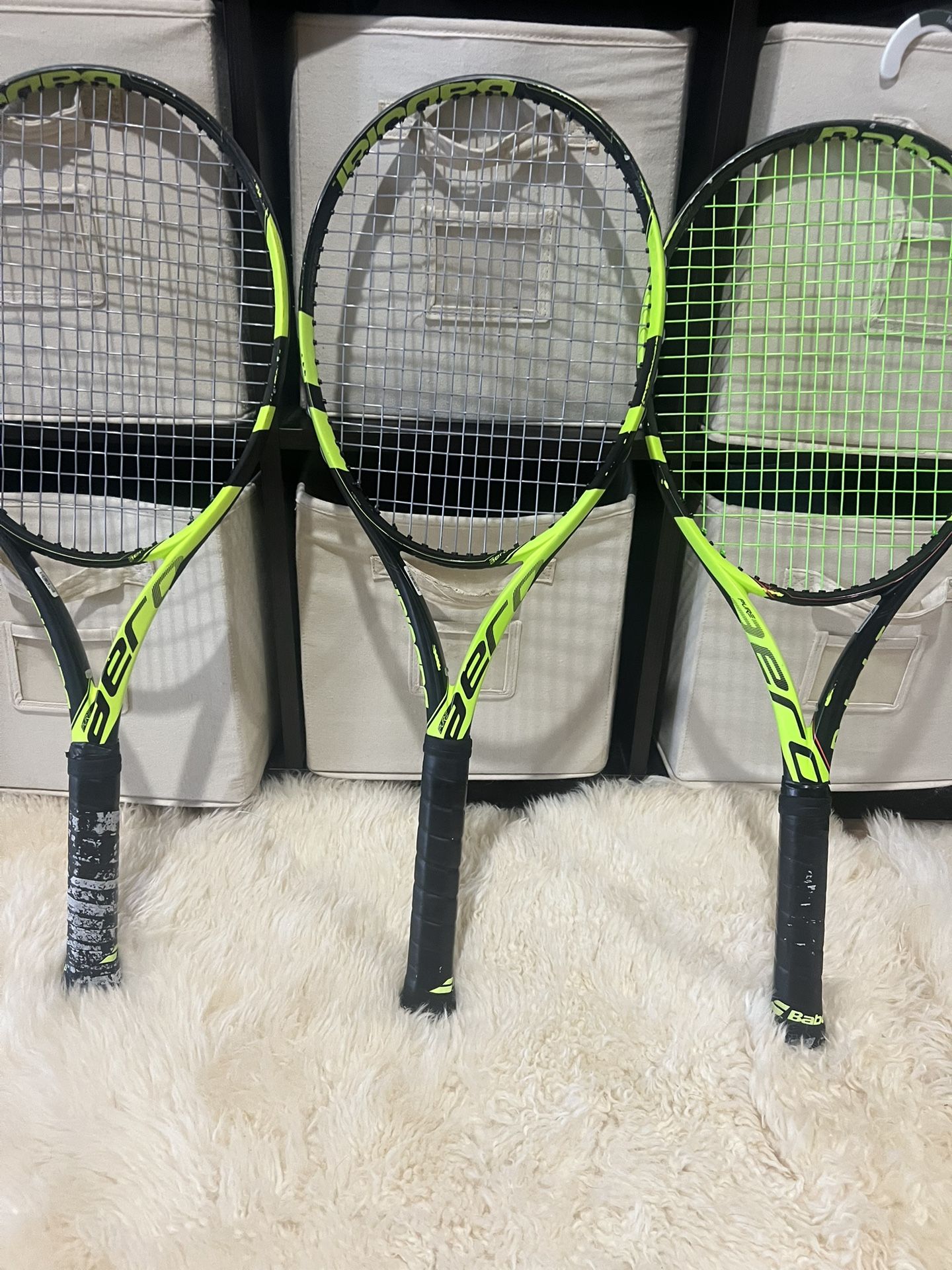 3 Babalot Pure Aero Tennis Rackets “Pick Up Today”